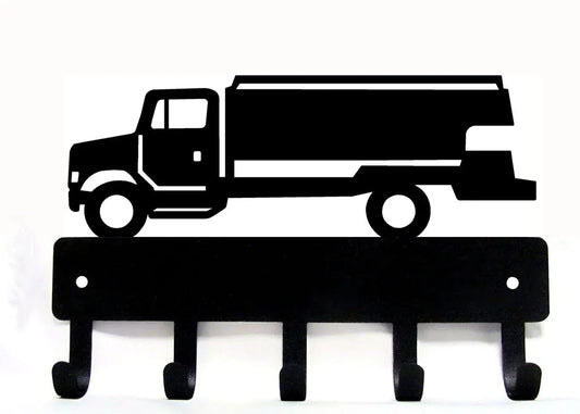 Oil Tanker Delivery Truck Key Hanger