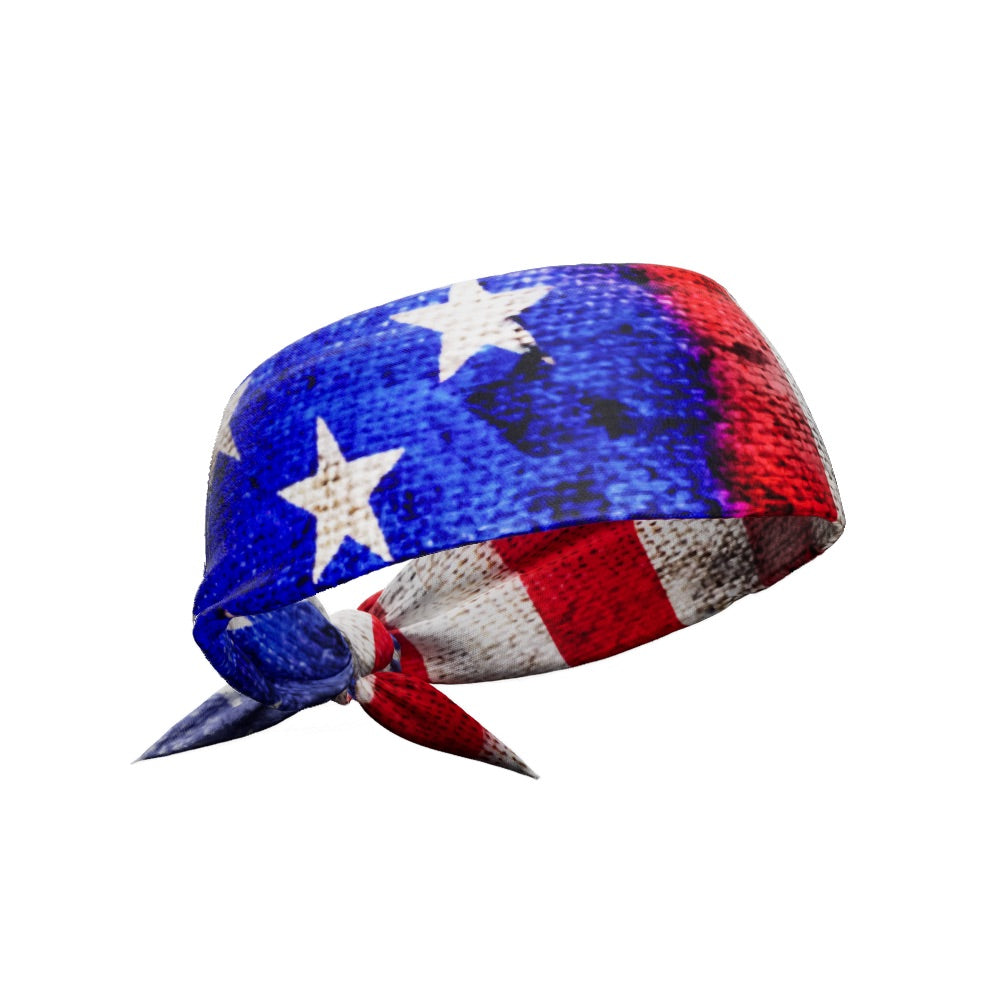 Old Glory Tie Headband