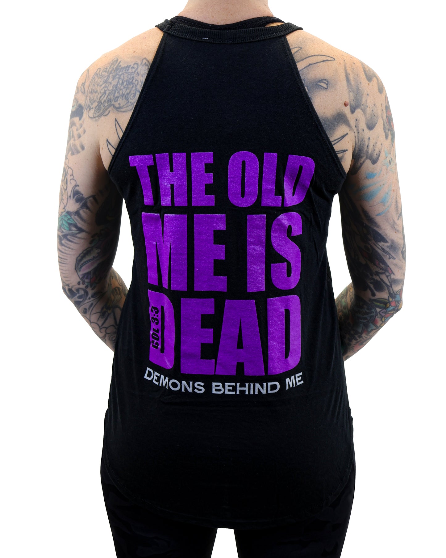 NEW! Women's OLD ME IS DEAD Rocker Tank Top