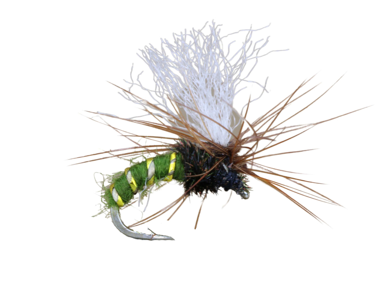 Klinkhammer, Size 14 | Olive | Qty. 6 | Wild Water Fly Fishing