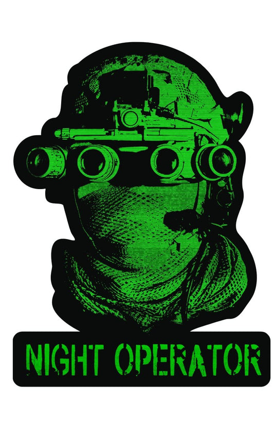 Night Operator - 4 inch Sticker