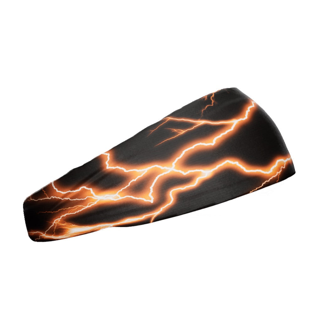 Orange Lightning Headband