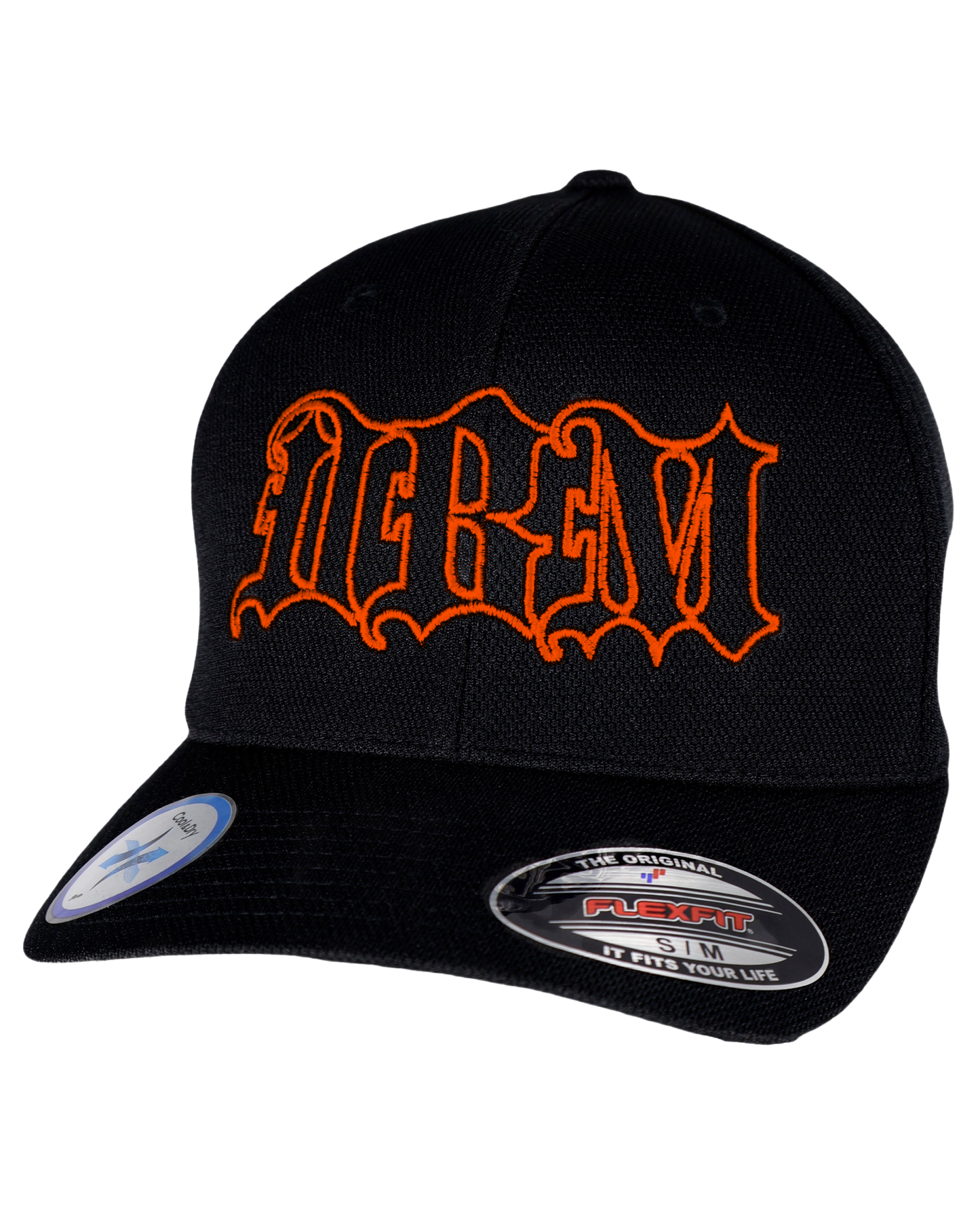 LAST CHANCE! Pick Your Thread Color Flexfit "Never Fade" Big DBM Outline Cap