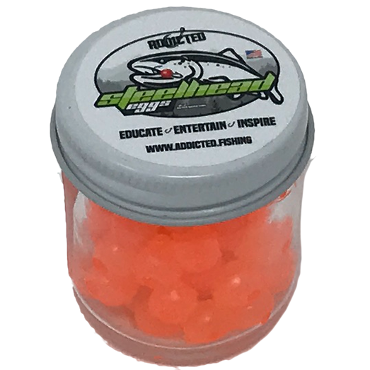 Orange Pearl Trout & Steelhead Rubber Eggs