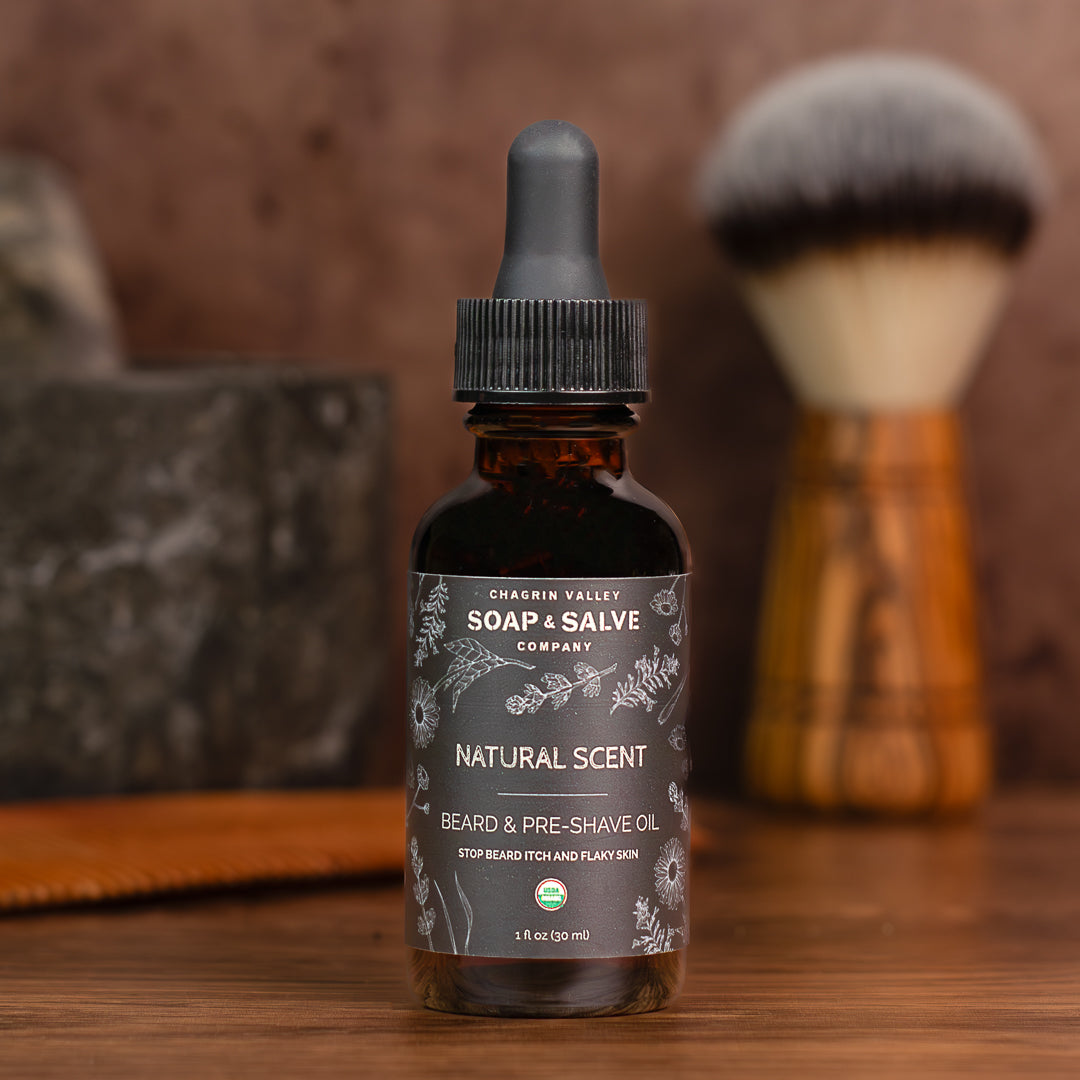 Beard & Pre-Shave Oil: Natural Scent