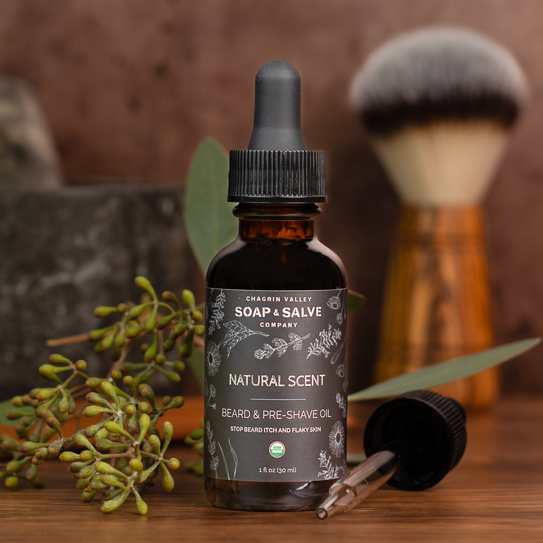 Beard & Pre-Shave Oil: Natural Scent