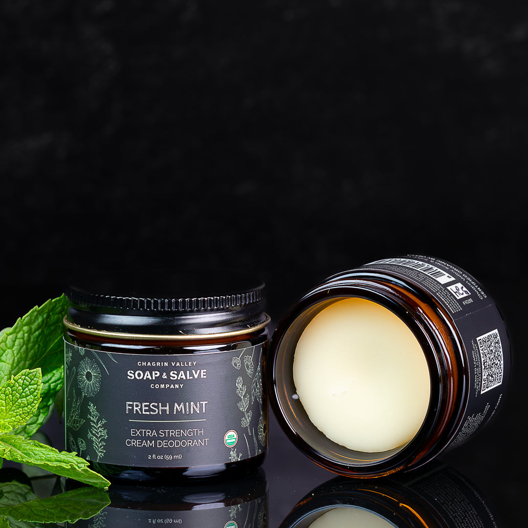 Deodorant Cream: Extra Strength Fresh Mint