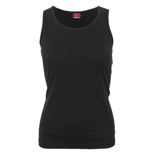 URBAN FASHION - Razor Back Top Black