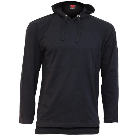 URBAN FASHION - Fine Cotton Summer Hoody Black