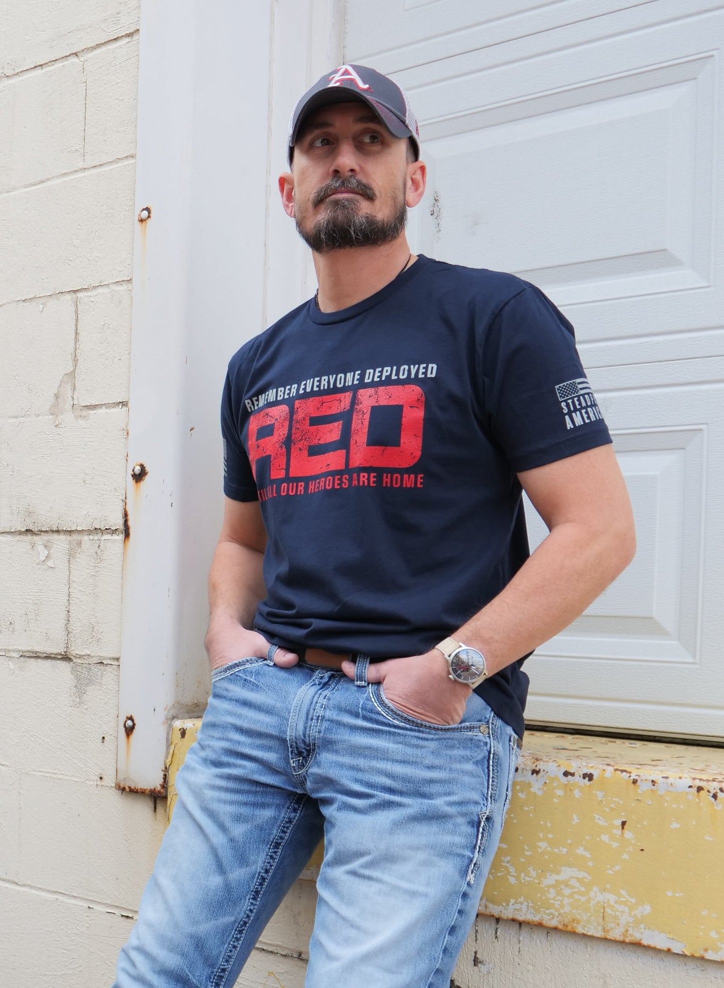 Remember Everyone Deployed (R.E.D.) Until All Our Heroes Are Home T-Shirt