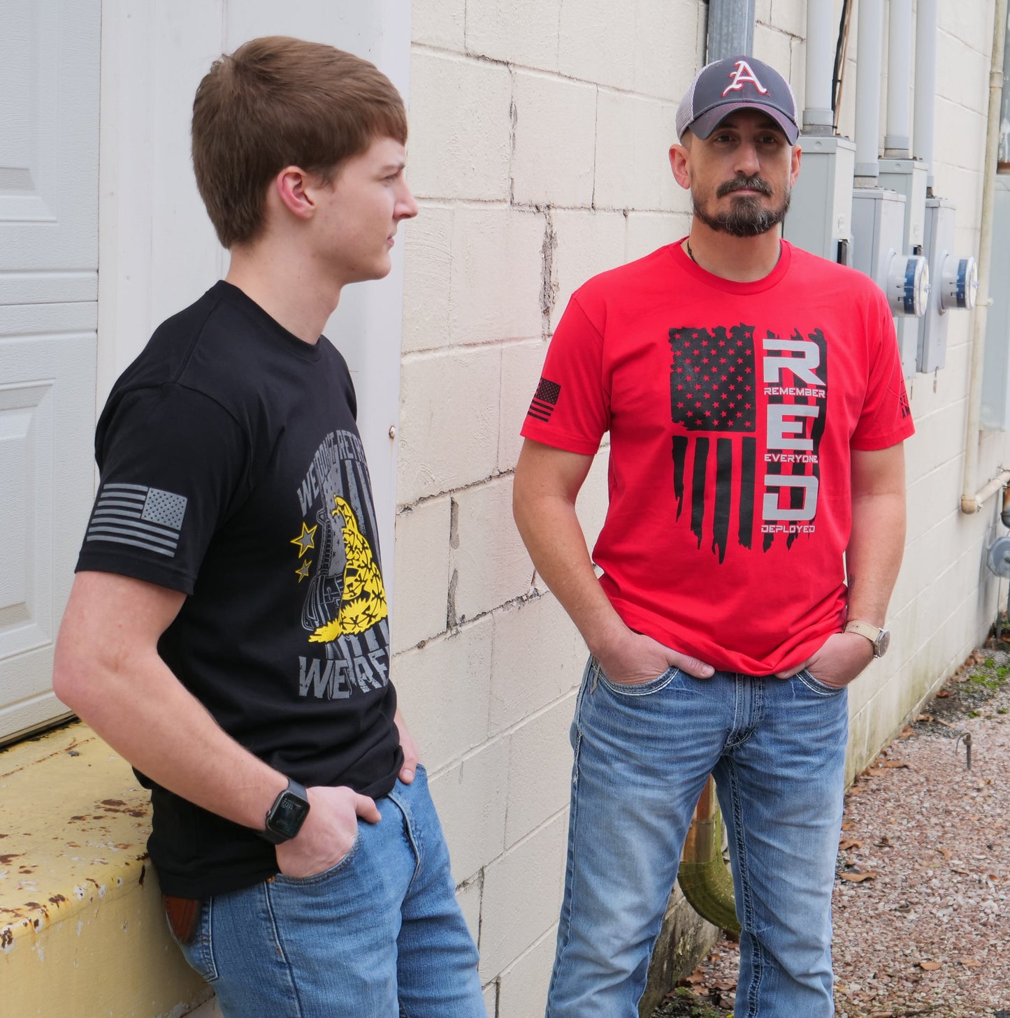 Remember Everyone Deployed (R.E.D.) American Flag T-Shirt