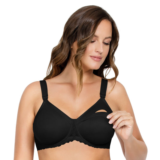 Leila Nursing Bra - Black