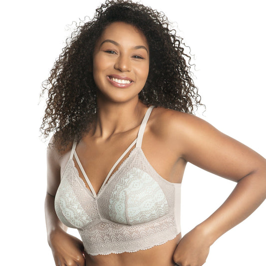 Mia Lace Wire-Free Lace Bralette - Sandstone