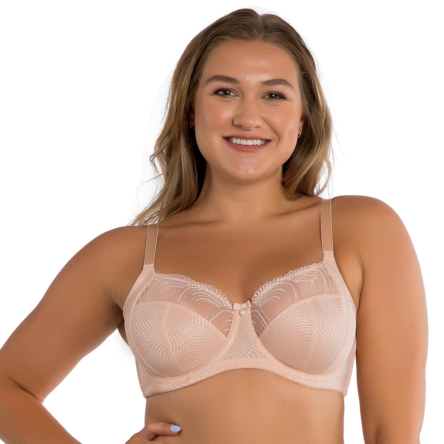 Pearl Unlined Bra - Cameo Rose