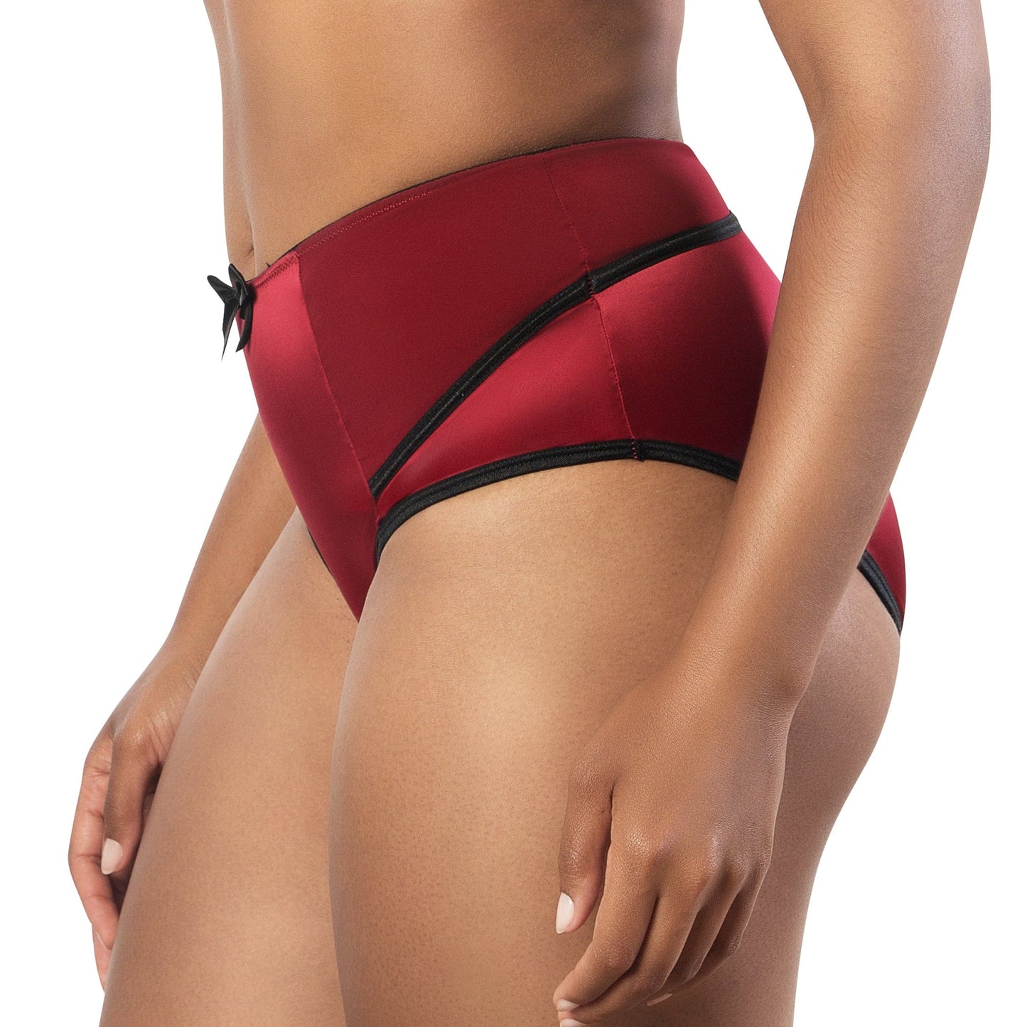 Charlotte High Waist Brief - Rio red