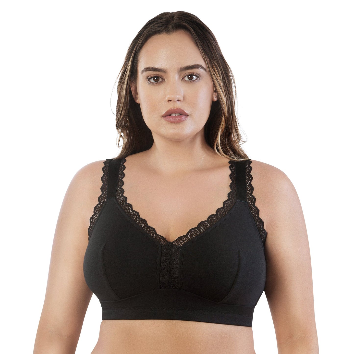 Dalis Wire Free Bralette - Black