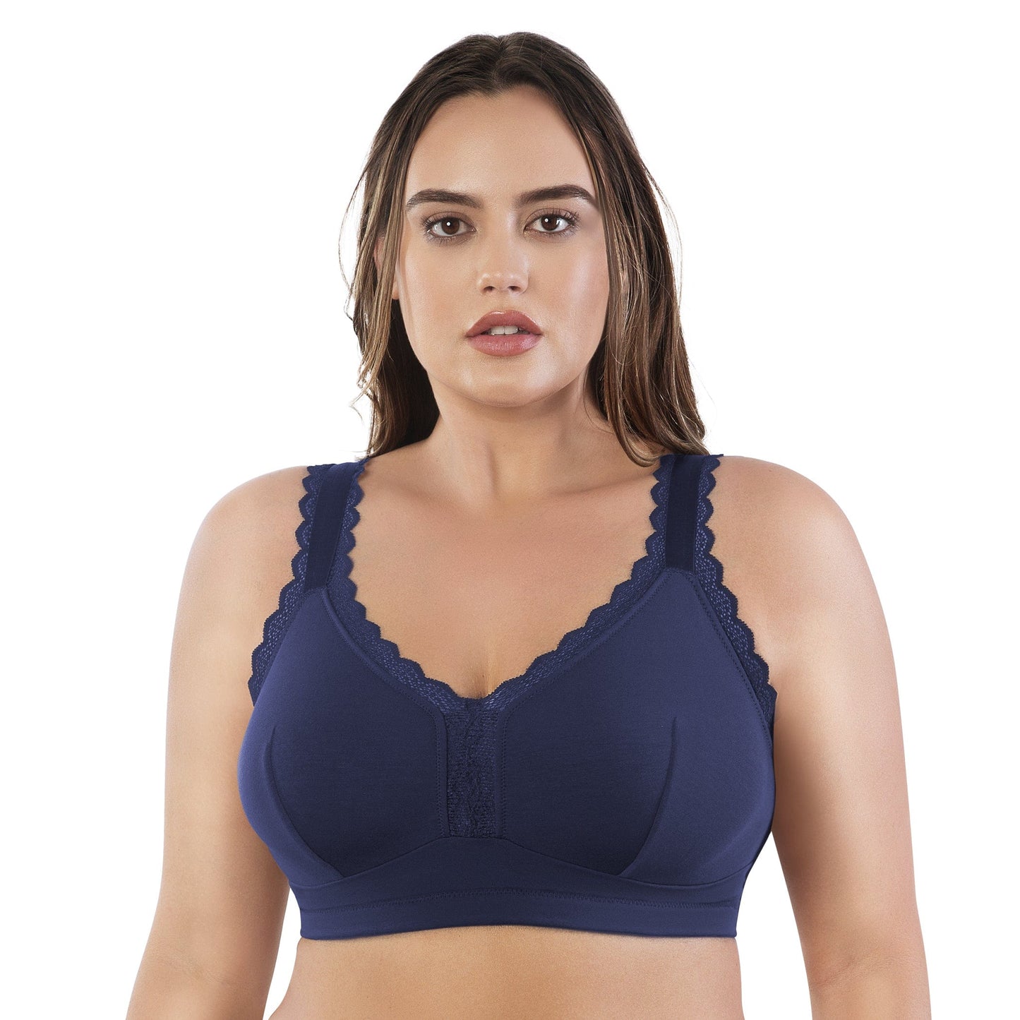 Dalis Wire Free Bralette - Navy