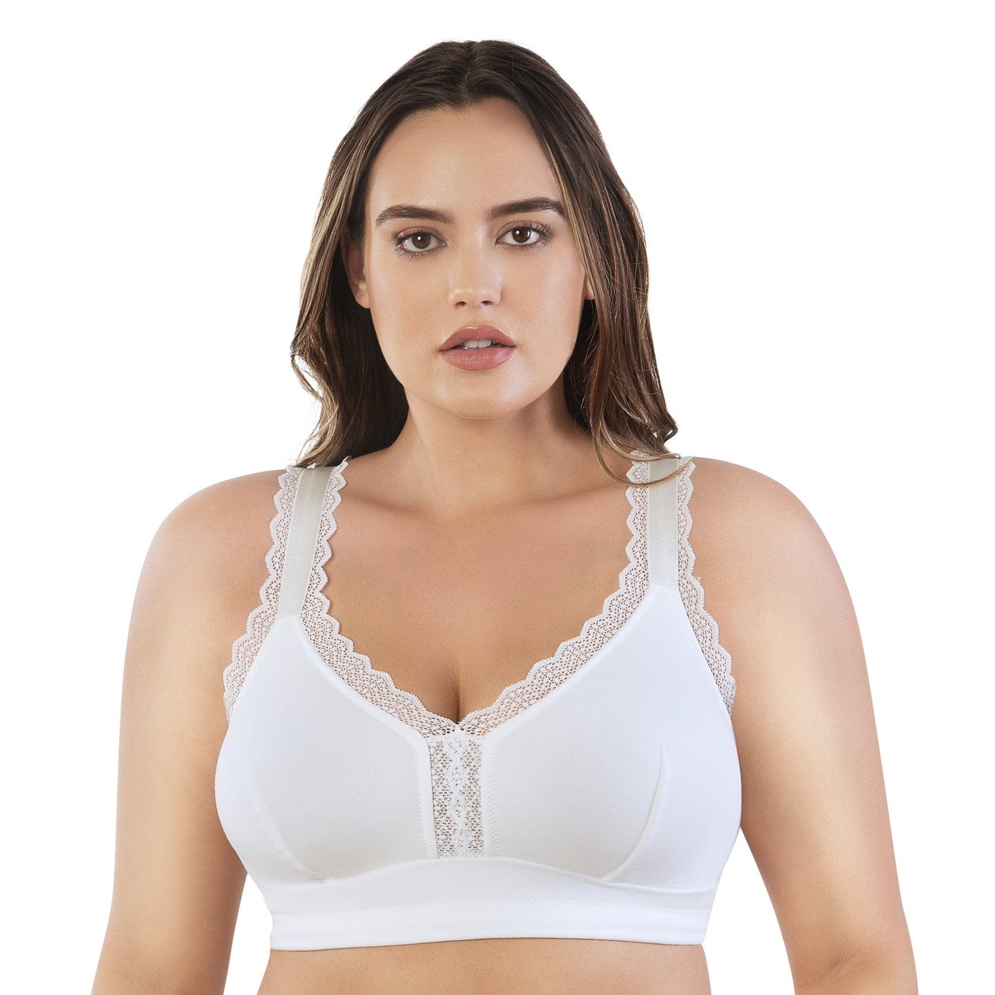 Dalis Wire Free Bralette - Pearl White