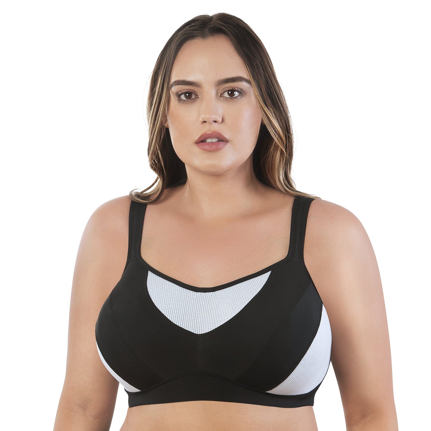 Dynamic Mid-High Impact Sports Bra - Black