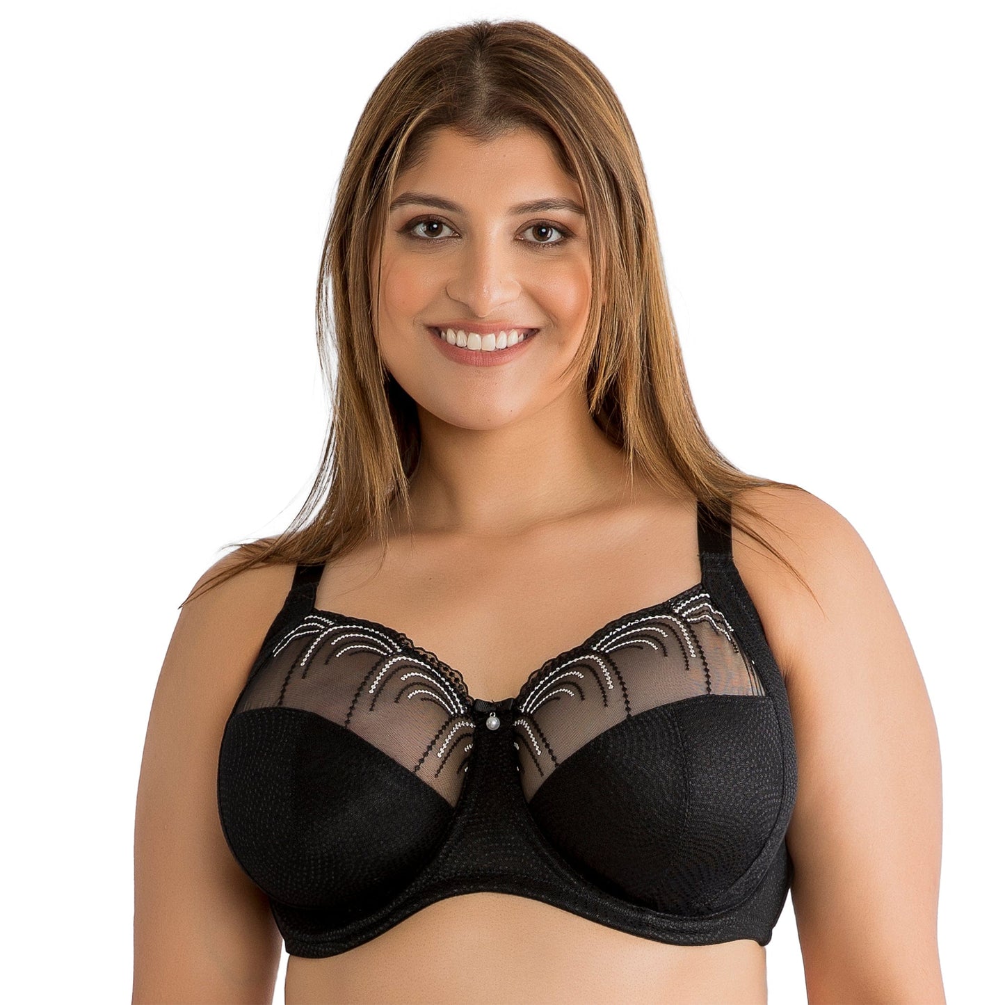 Pearl Unlined Bra - Black