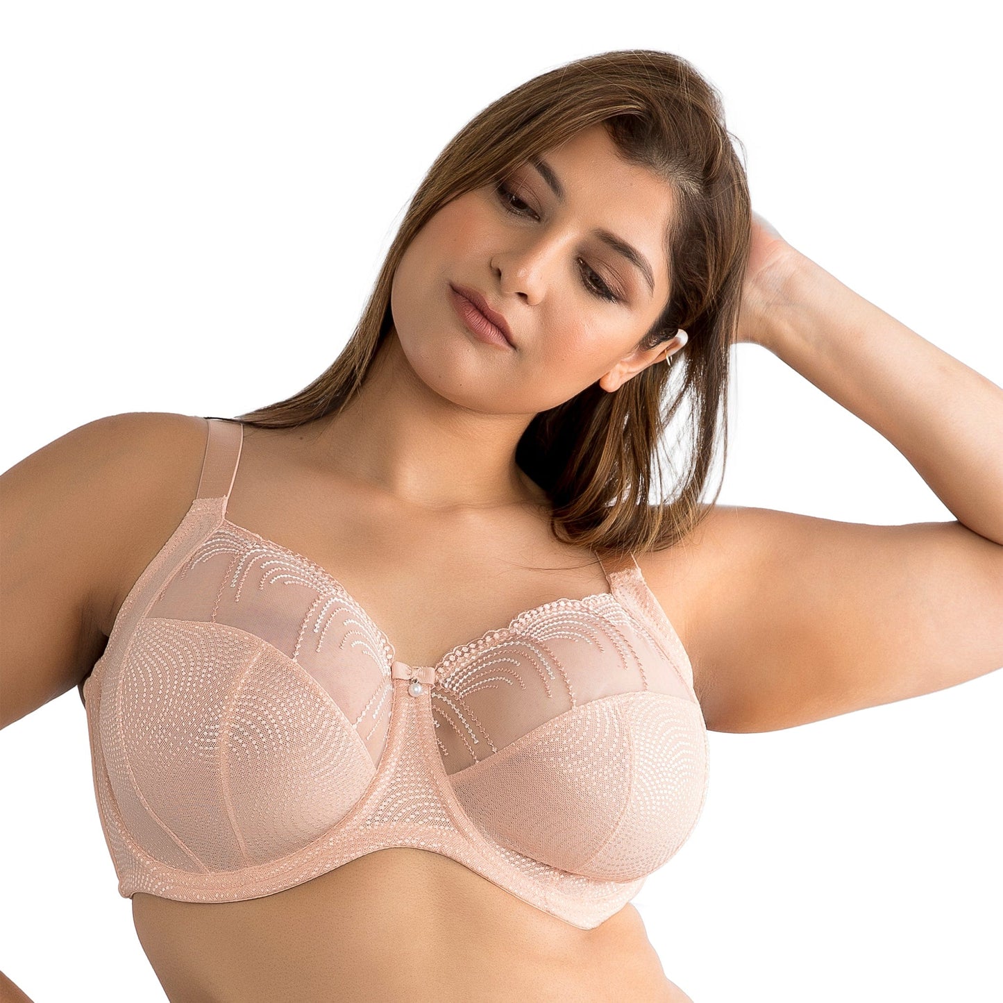 Pearl Unlined Bra - Cameo Rose