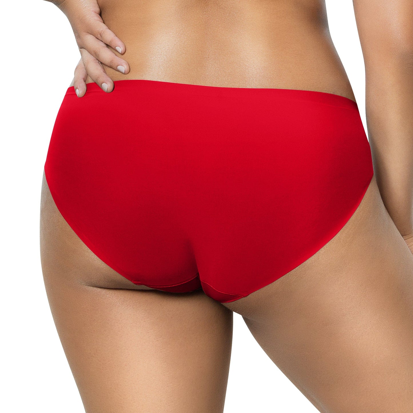 Bonded Hipster Panty - Racing Red