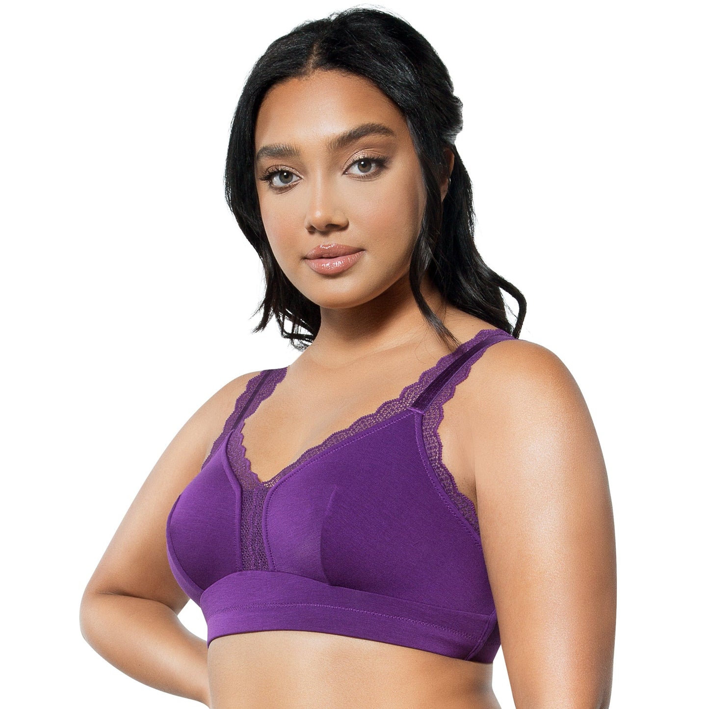 Dalis Wire Free Bralette - Amethyst