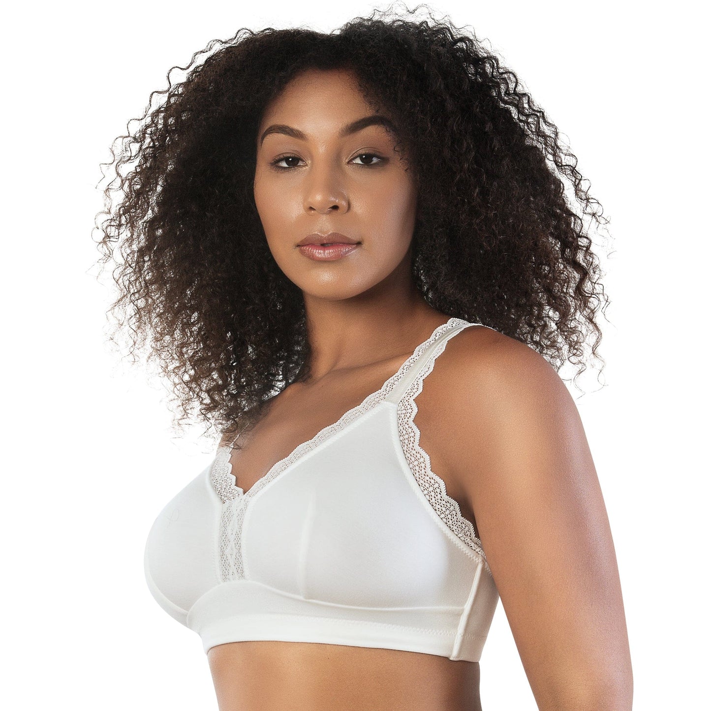 Dalis Wire Free Bralette - Pearl White