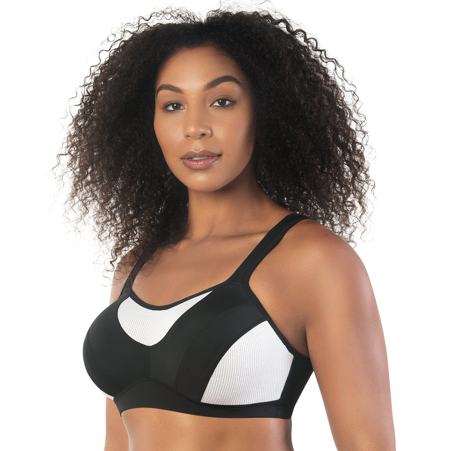 Dynamic Mid-High Impact Sports Bra - Black