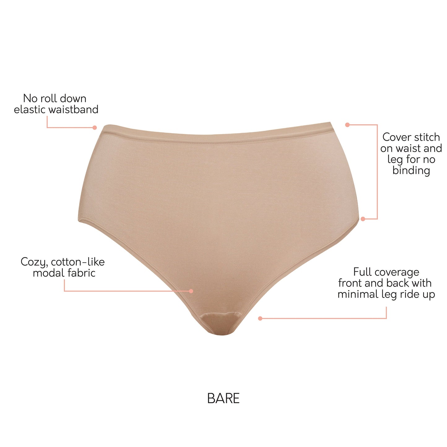 Cozy Brief - Bare