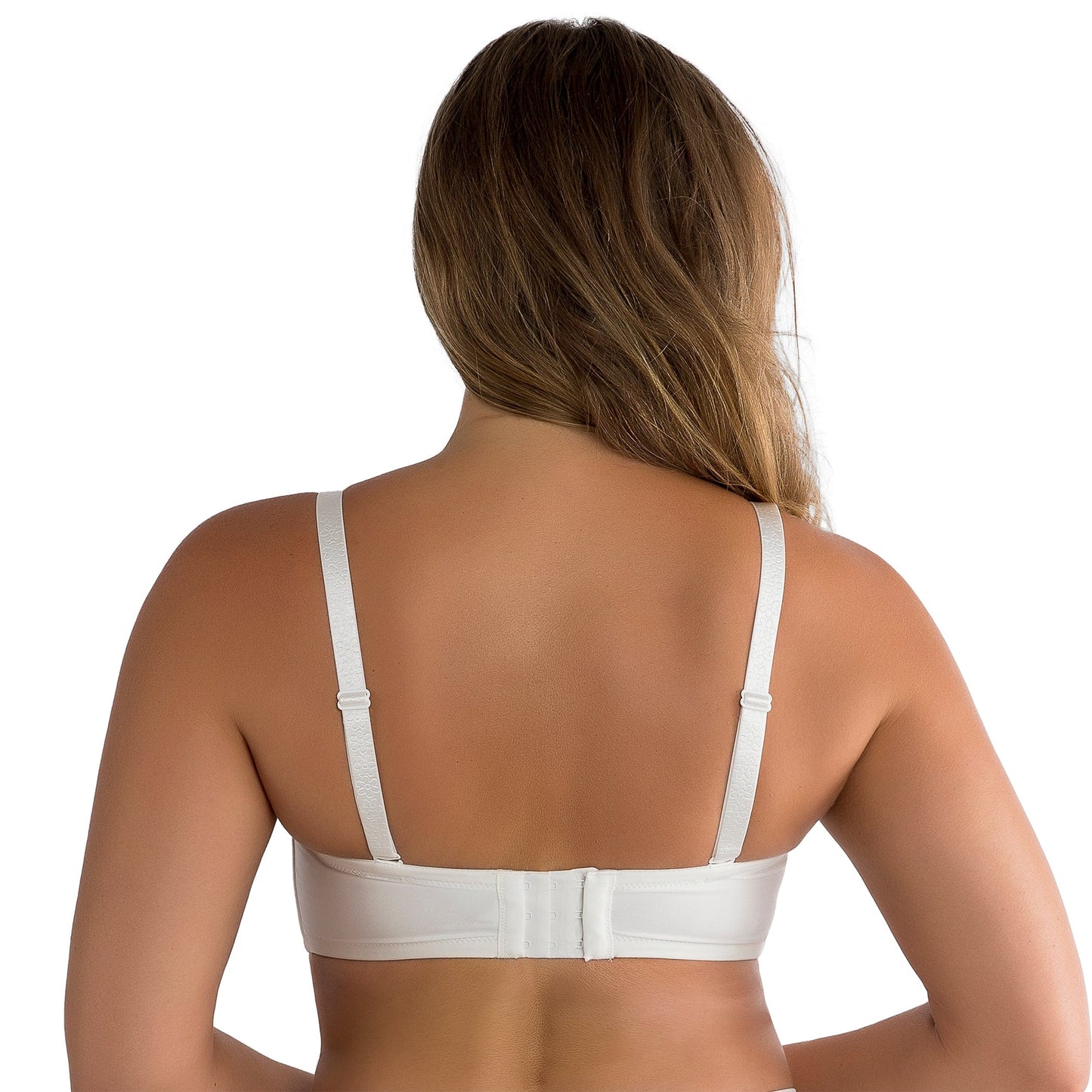 Elise Strapless Bra - Pearl White