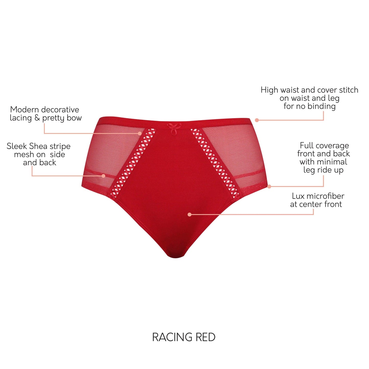 Shea Brief - Racing Red