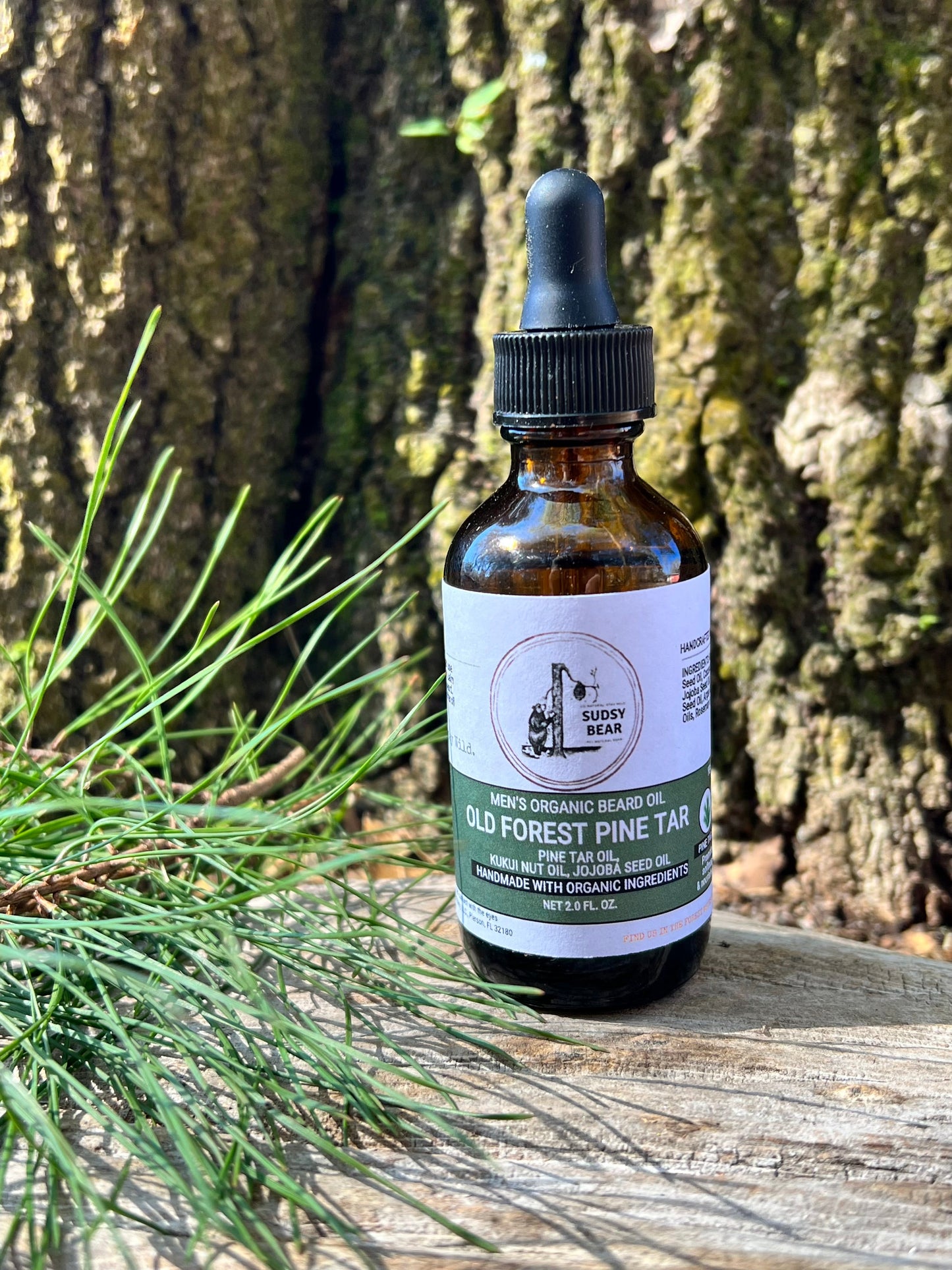 Old Forest Pine Tar Organic Beard Oil