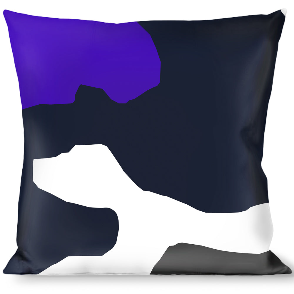 Buckle-Down Throw Pillow - Camo Blue