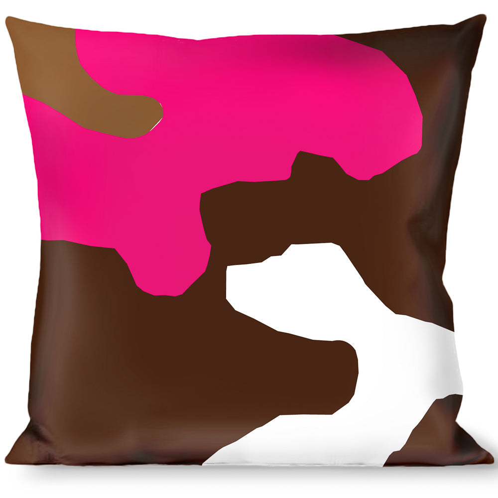 Buckle-Down Throw Pillow - Camo Pink