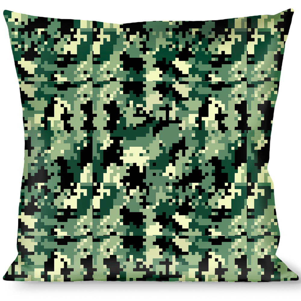 Buckle-Down Throw Pillow - Digital Camo