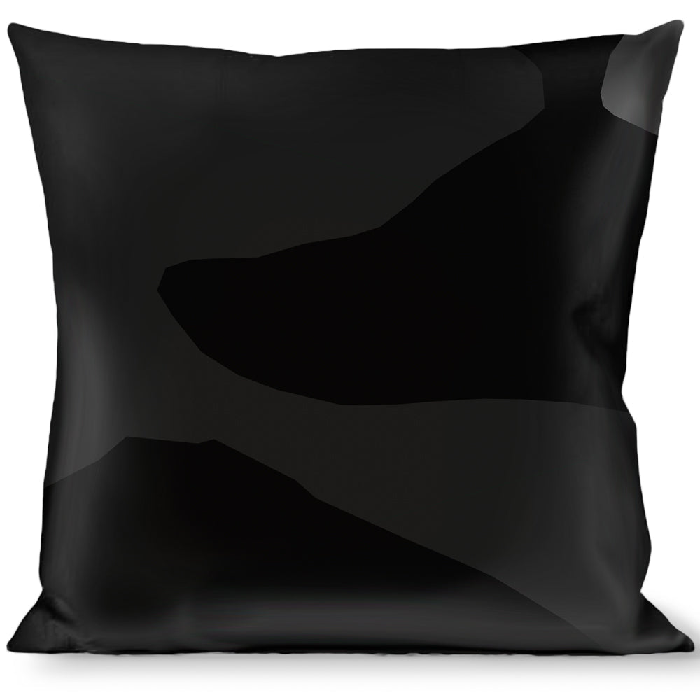 Buckle-Down Throw Pillow - Camo Charcoal