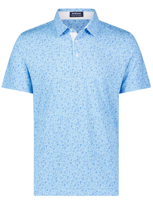 Spirits Print Polo