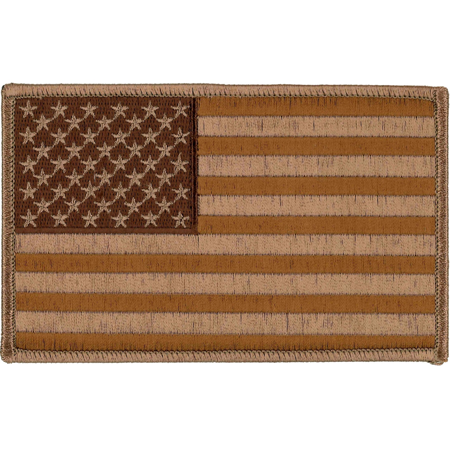 Hot Leathers PPA7032 Brown American Flag 5" Patch