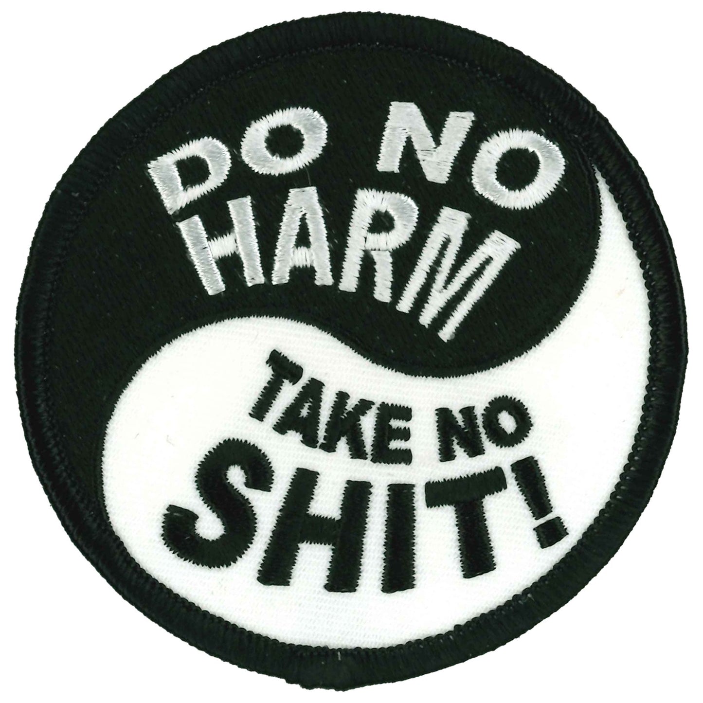 Hot Leathers Do No Harm Take No Shit 3" X 3" Patch