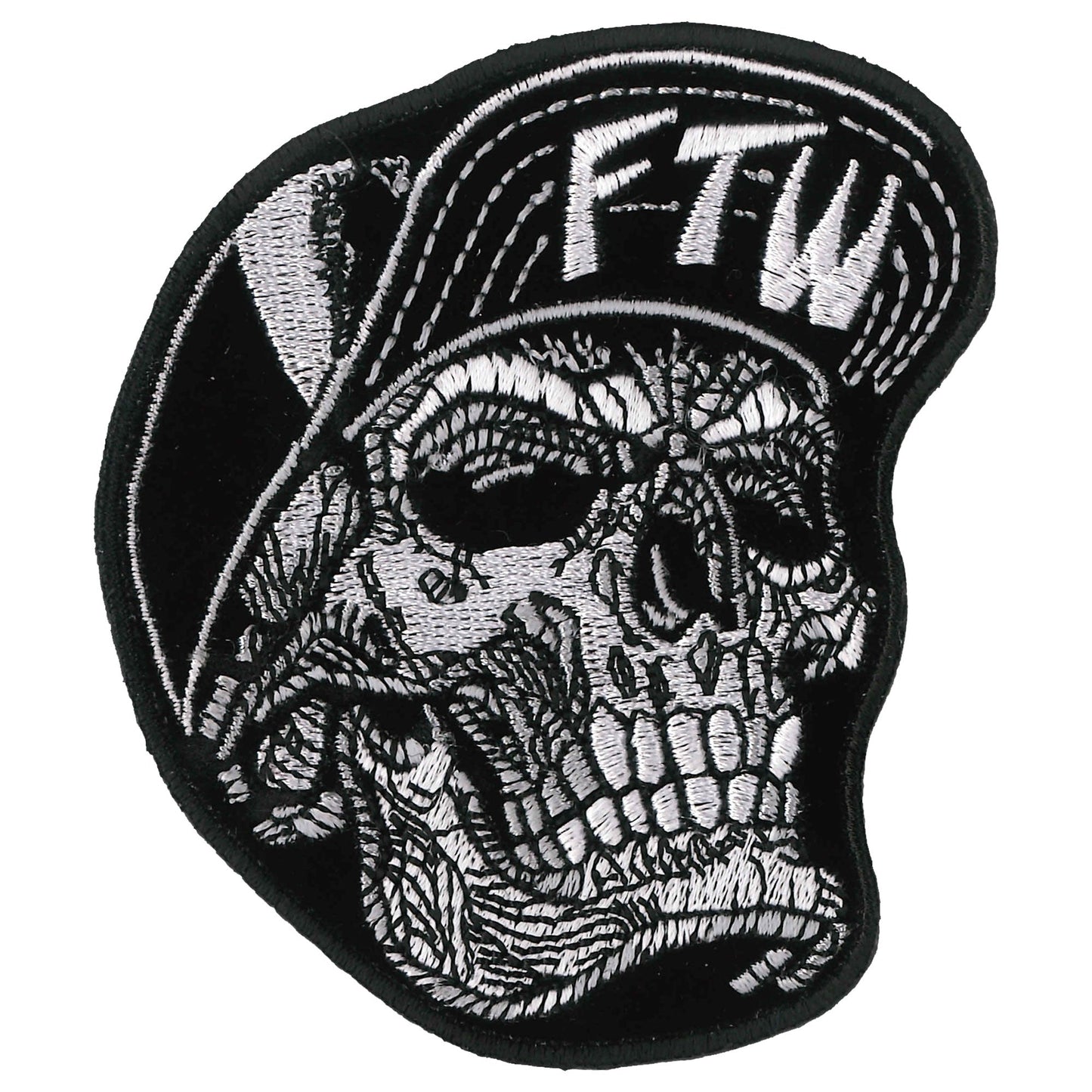 Hot Leathers PPQ1143 Snapback Skull  3.5"x 3" Patch