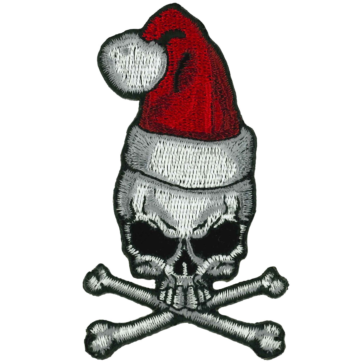 Hot Leathers Santa Skull 3.25" Patch