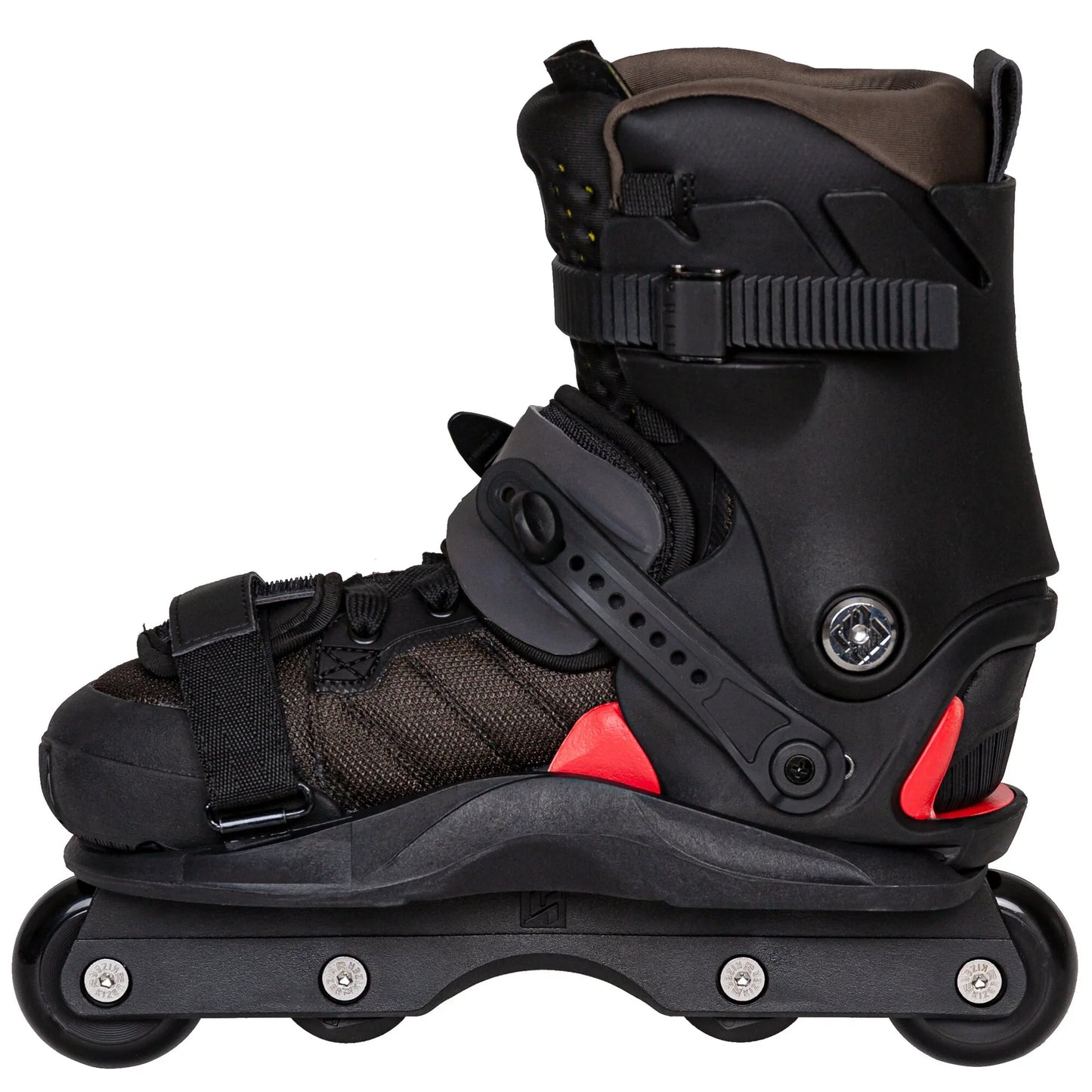 USD Shadow Team 60 Aggressive Inline Skates Complete - Black/Red