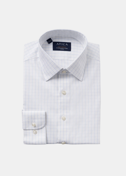 Providence Light Blue Windowpane Shirt