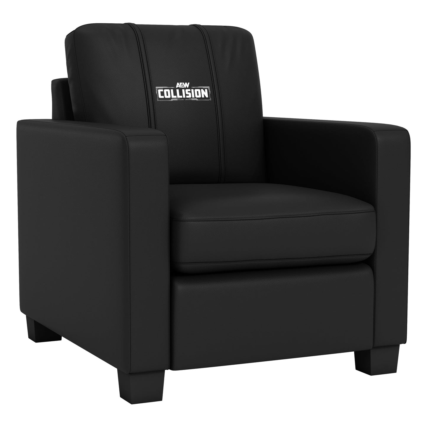 Dyno Stationary Club Chair with  All Elite Wrestling Collision White Logo