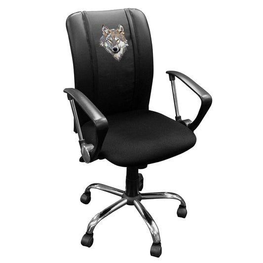 Curve Task Chair with Wolf Head Logo Panel