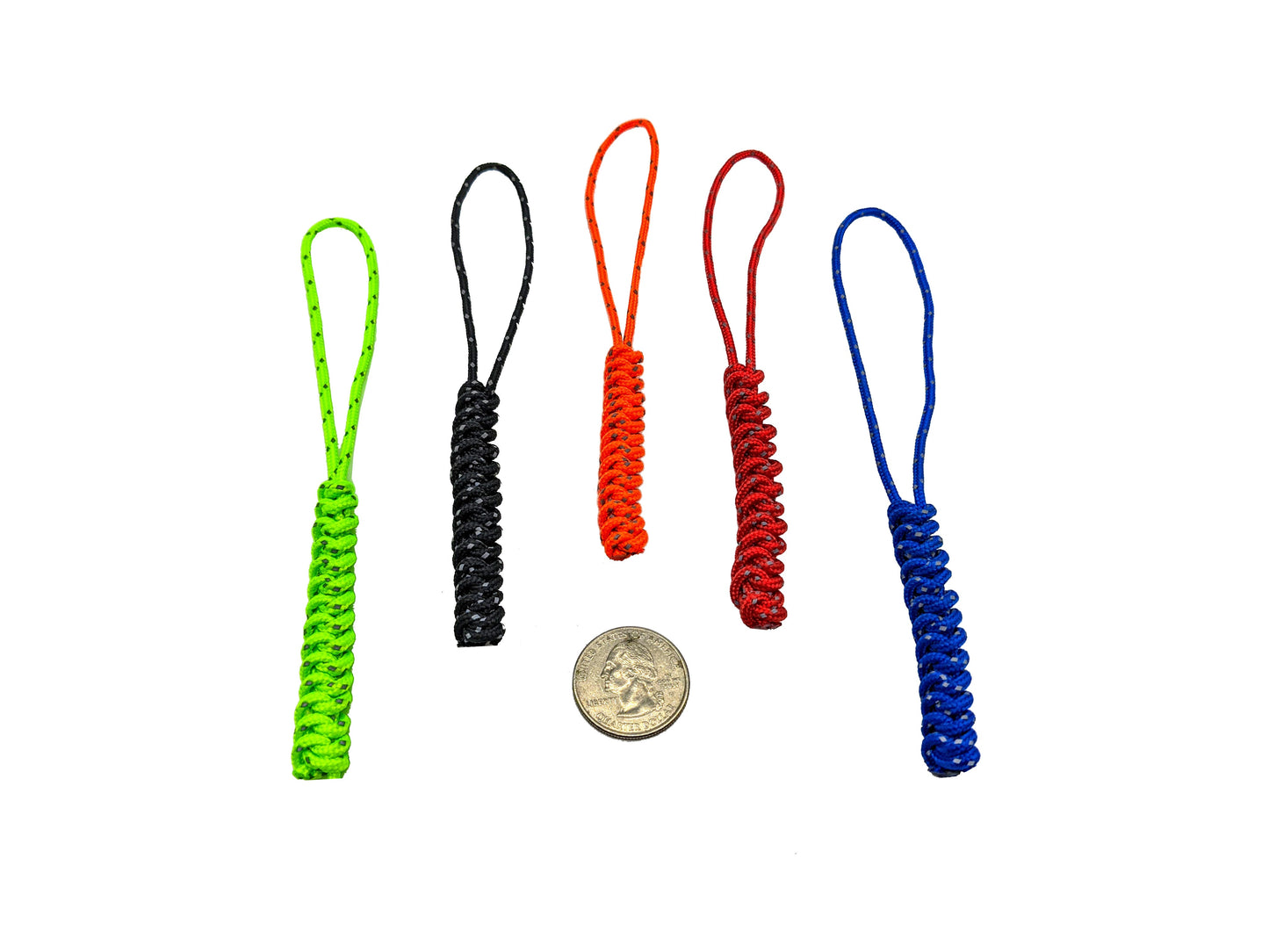 Micro Reflective Boa Spiral Knot Lanyard ( 5 Pack )