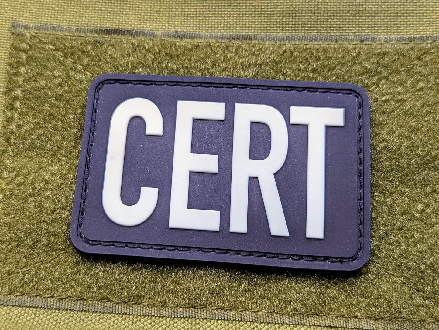 "CERT" 2"X3" PVC Glow Patch