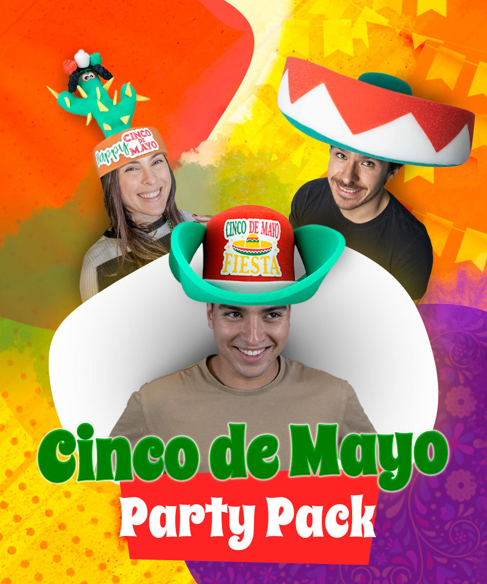 Cinco de Mayo Party Pack (14 Hats & 6 Headbands)