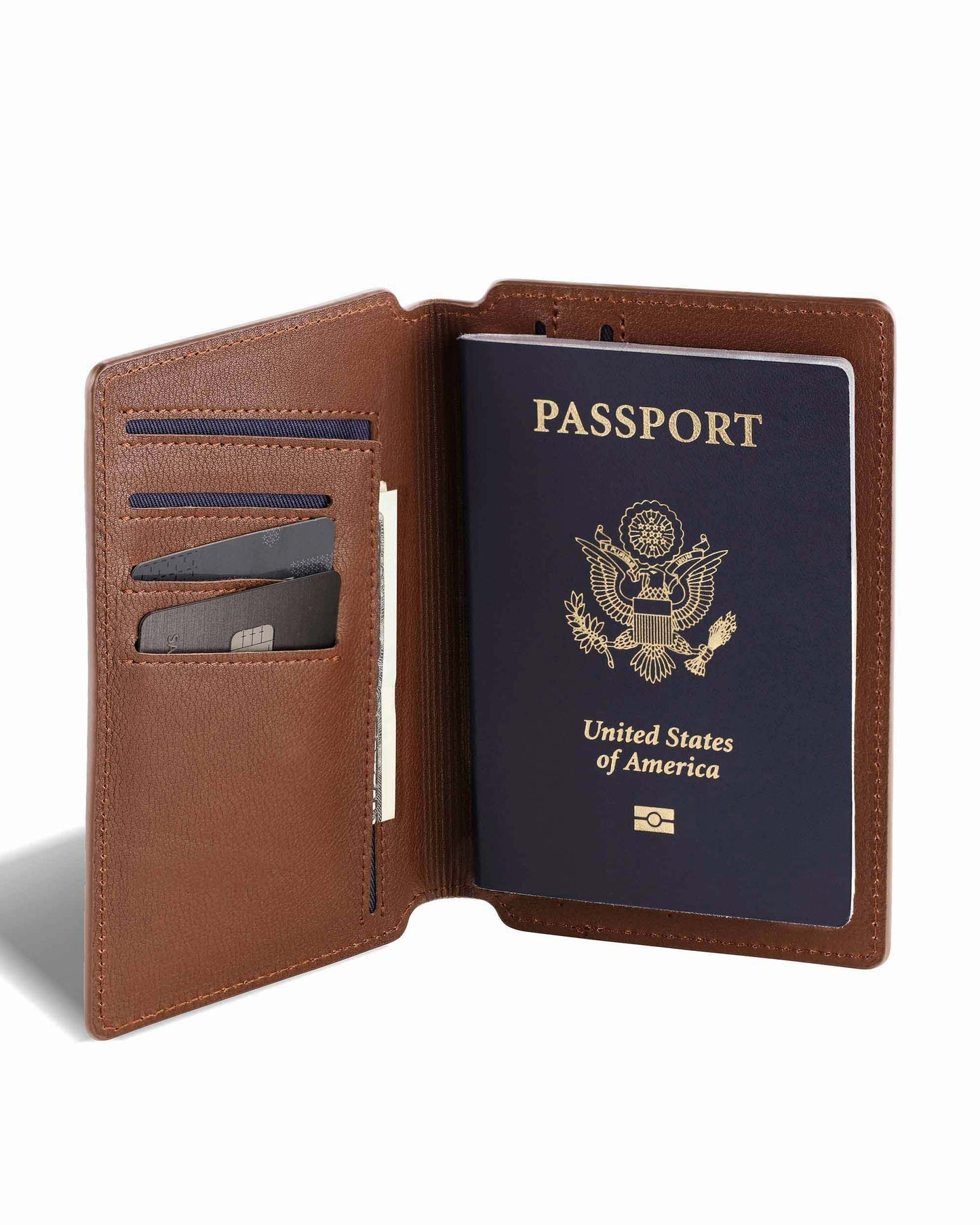 The Passport Wallet - Saddle